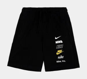 Club   MLogo Fleece Mens Shorts (Black)