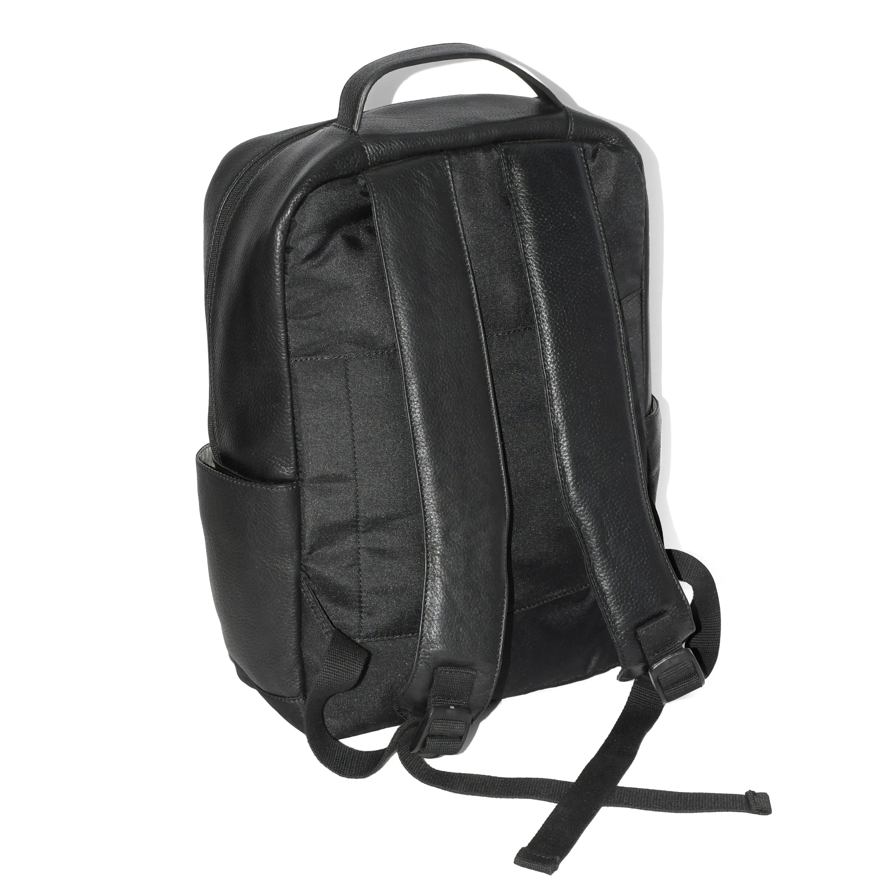 Club Rochelier Leather Dual Front Organizer Backpack