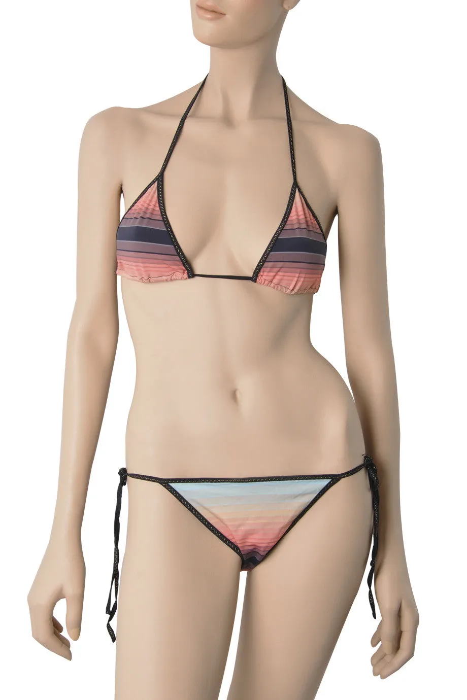 CLUBE BOSSA SUNSET Gradient Triangle Bikini