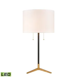 Clubhouse LED Table Lamp in Matte Black