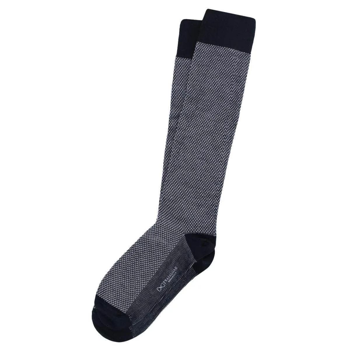 Clyaton Birdseye Over The Calf Mercerized Cotton Socks (1Pair)