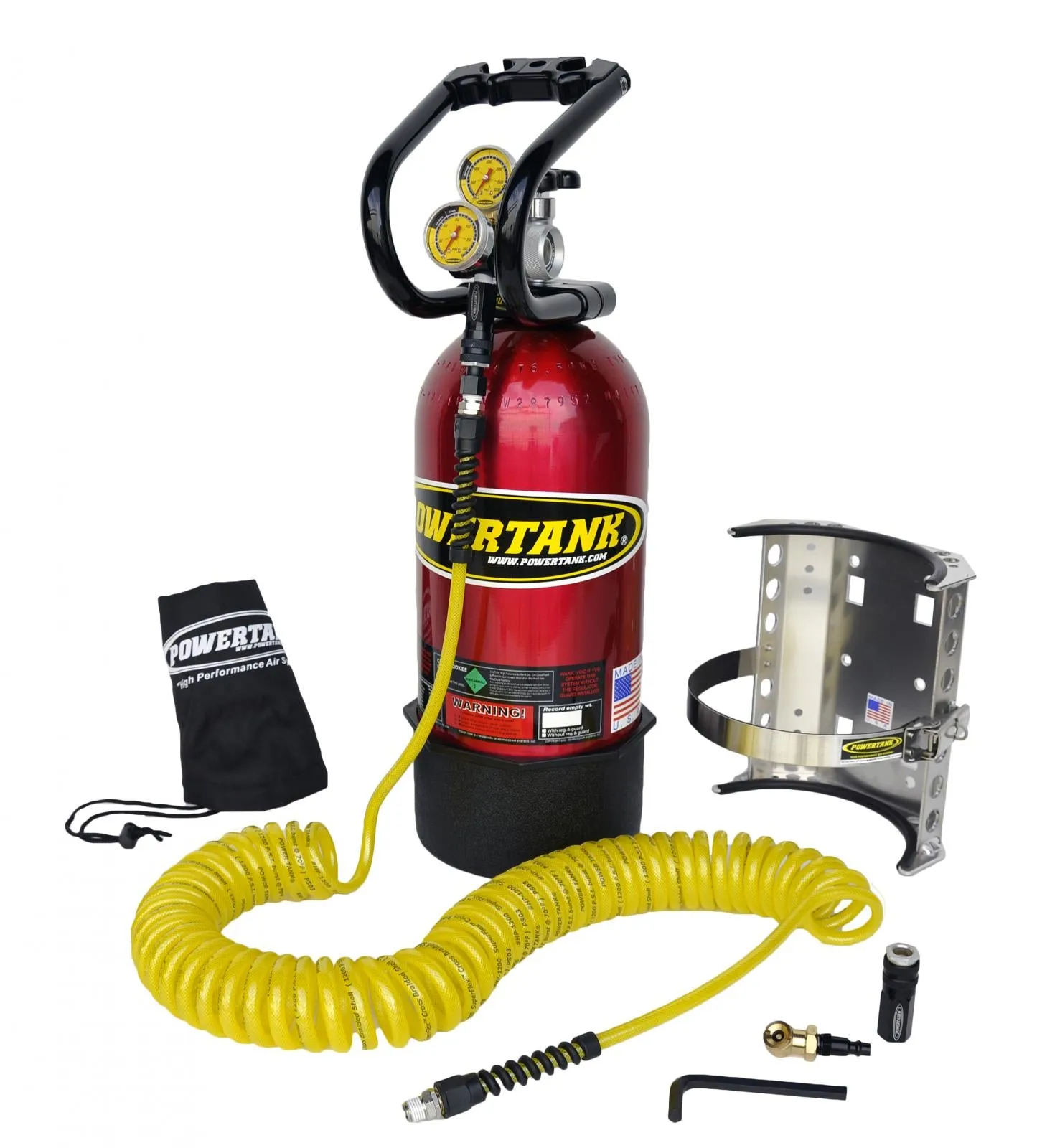 CO2 Tank 10 LB Package A System 400 PSI Power Tank