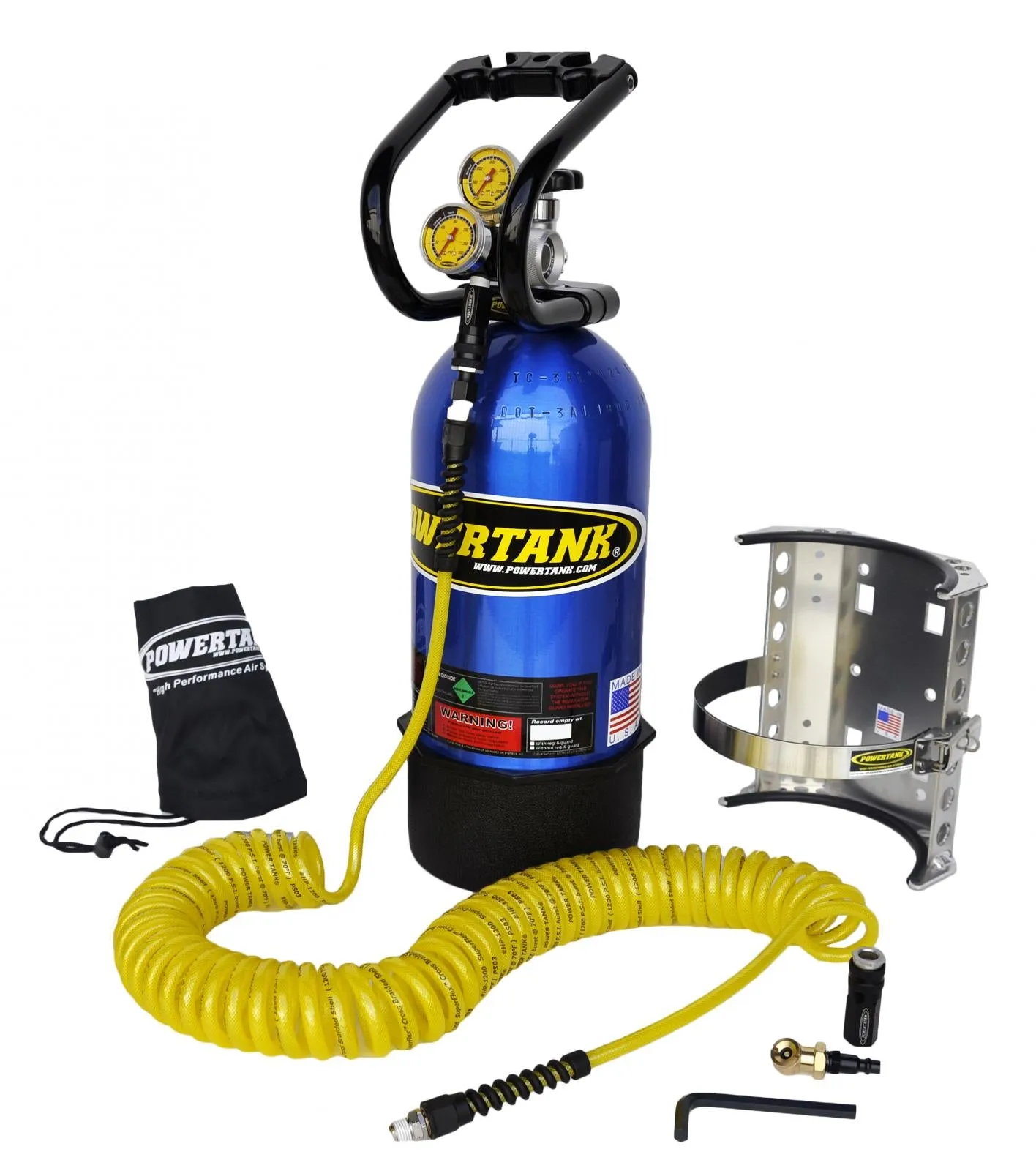 CO2 Tank 10 LB Package A System 400 PSI Power Tank