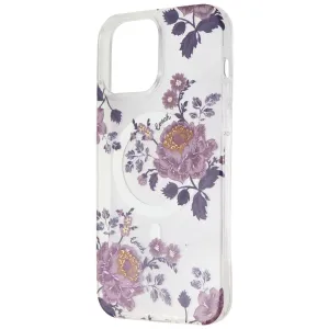 Coach Case for MagSafe for iPhone 13 Pro Max - Moody Floral Purple/Clear