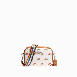 Coach Mini Jamie Camera Bag With Rainbow Print