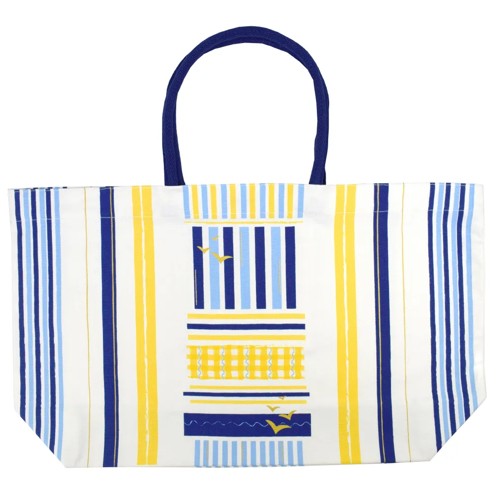 Coastal Large Canvas Tote Bag