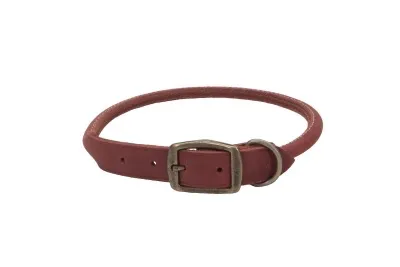 Coastal Rustic Round Leather Collar