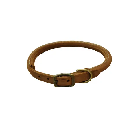 Coastal Rustic Round Leather Collar