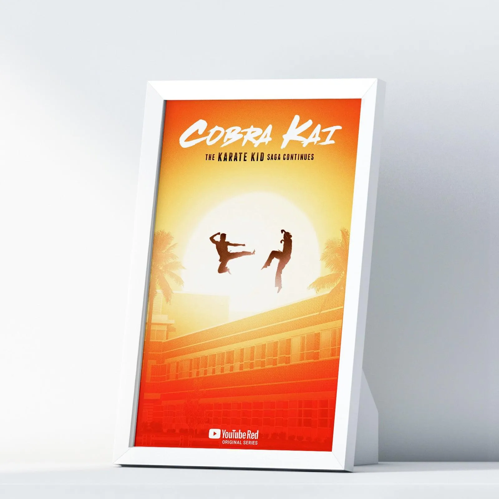 Cobra Kai 2018 Three Cobra Kai Karate Kid Posters Big Print Art Frame TV Saga Little Dragons A2 A3