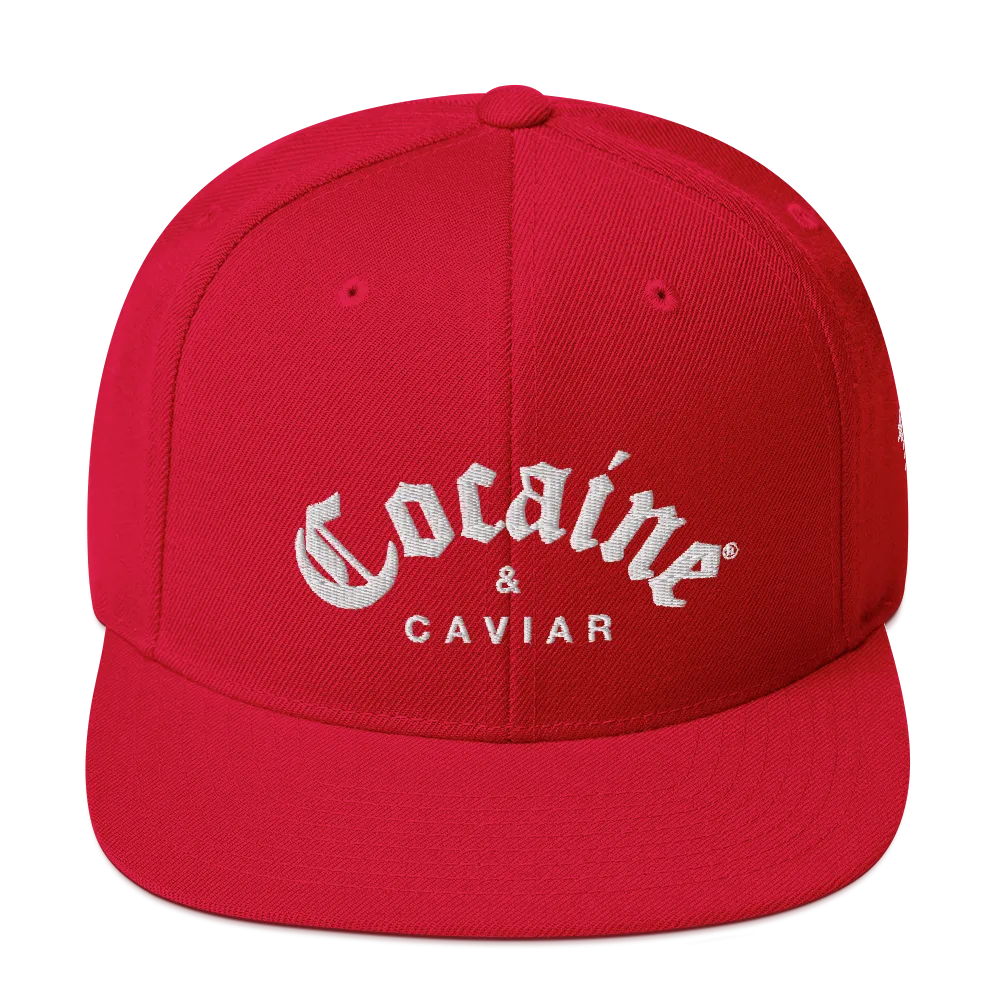 COCAINE & CAVIAR BRAND SNAPBACK