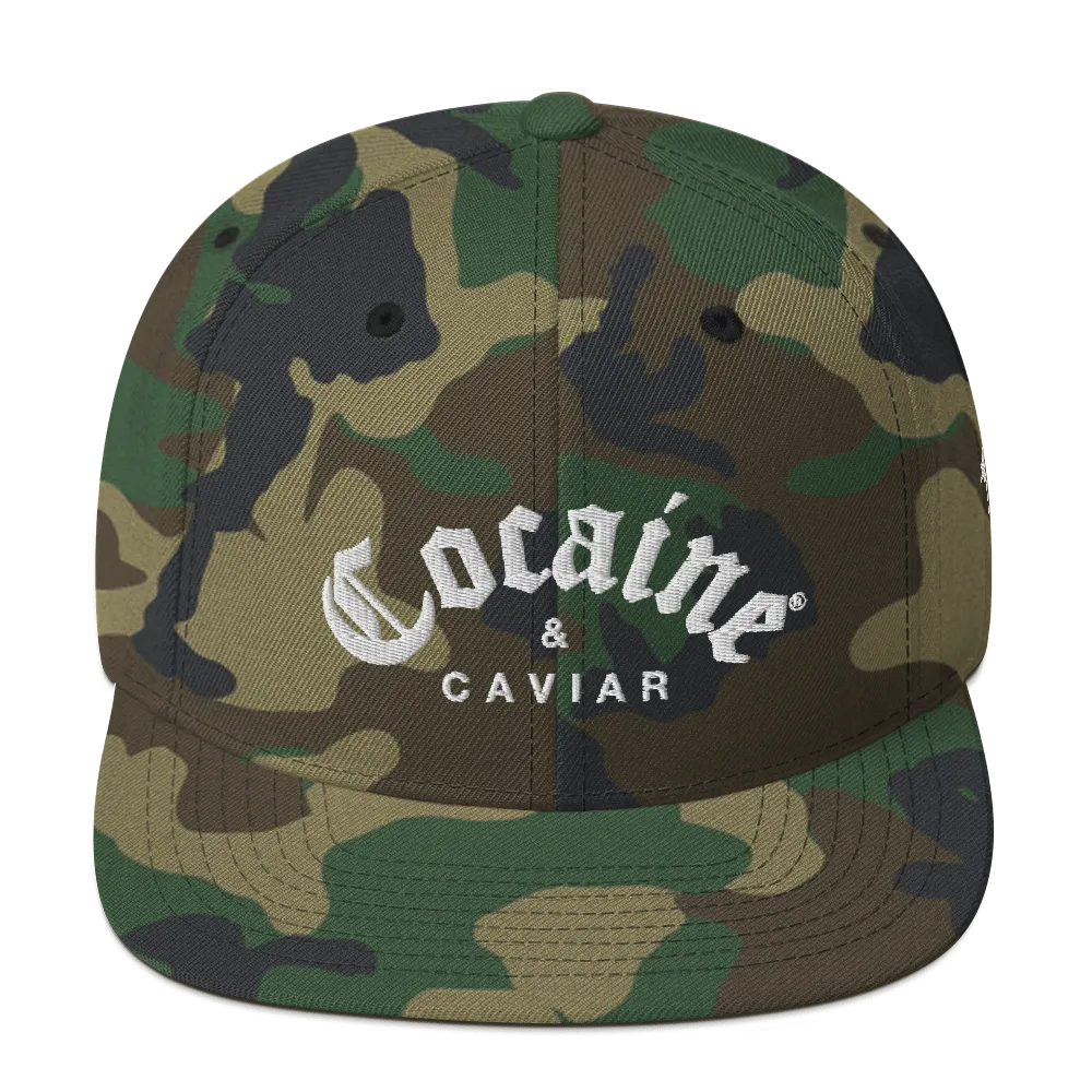 COCAINE & CAVIAR BRAND SNAPBACK