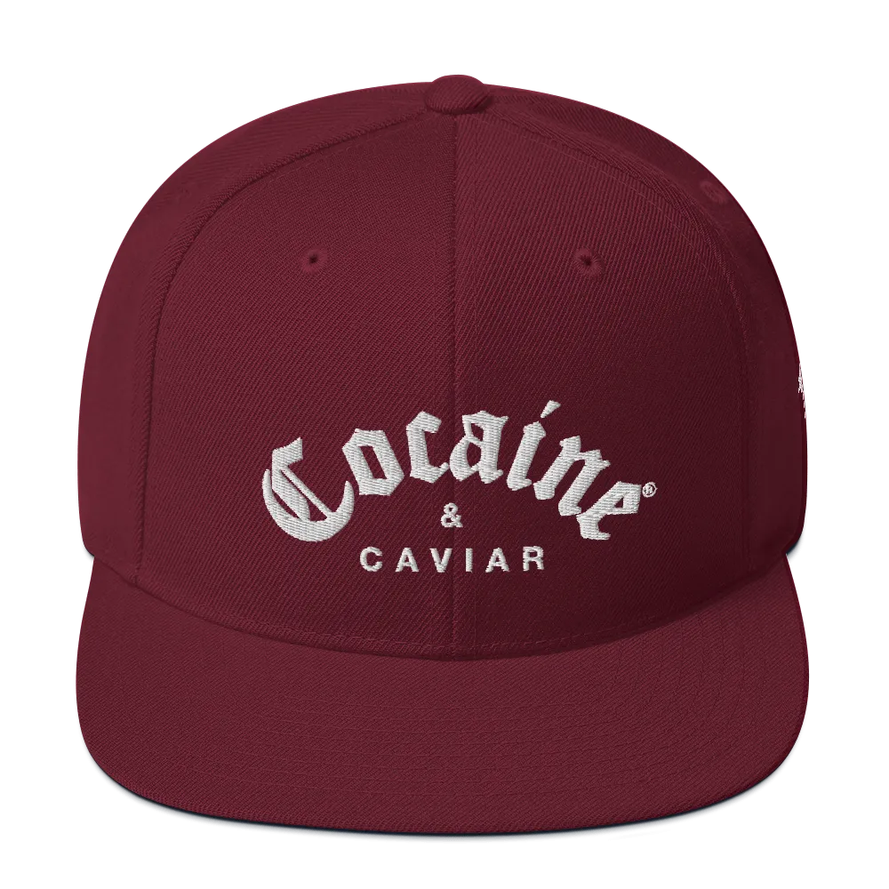 COCAINE & CAVIAR BRAND SNAPBACK