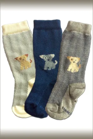 Coccoli Baby Boys Puppy Cotton Socks