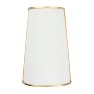 Coco 364W02MWFG 2-Light Wall Sconce - Matte White/French Gold