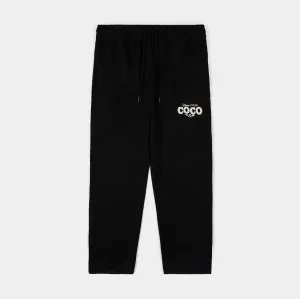 Coco By Shoe Palace Knit Mens Pants (Black/Cream)