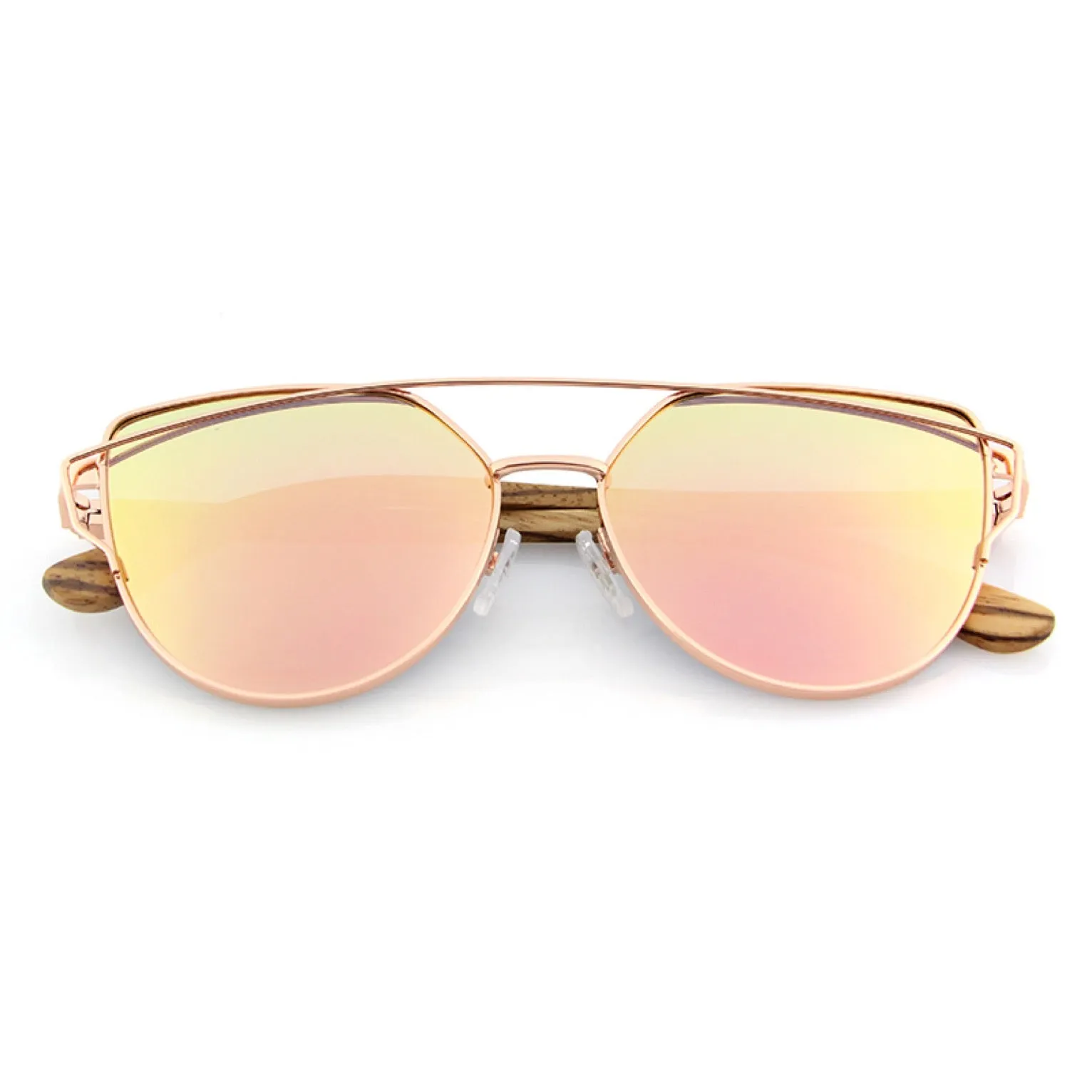 Coco // Polarized Pink Cat-Eye Sunglasses