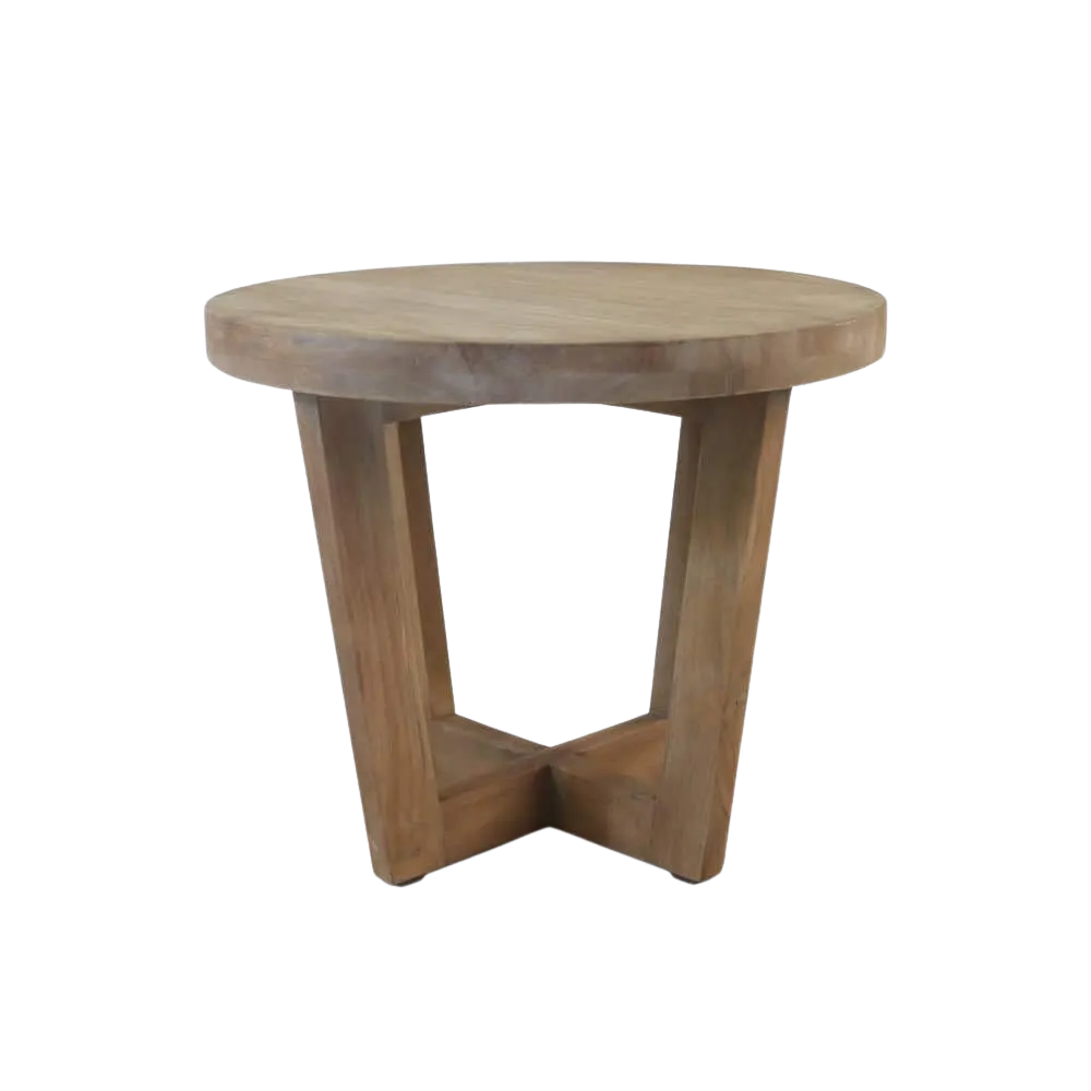 Coco Reclaimed Teak Round Side Table