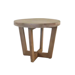 Coco Reclaimed Teak Round Side Table