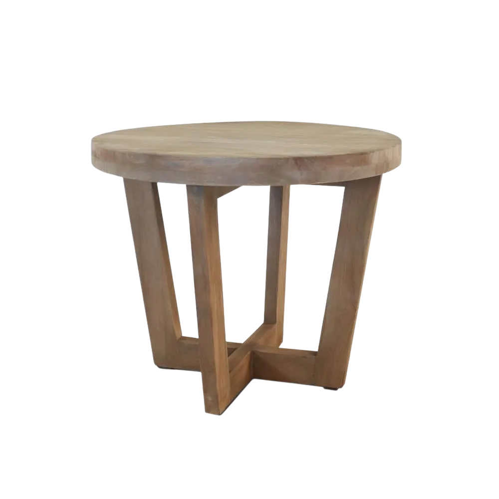 Coco Reclaimed Teak Round Side Table