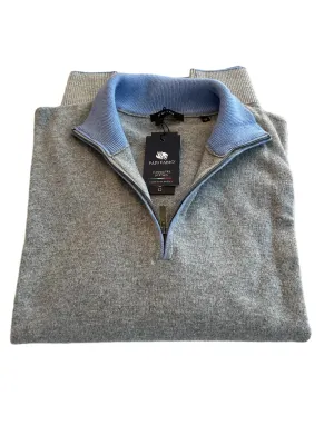 CODICE Quarter Zip Grey Powder