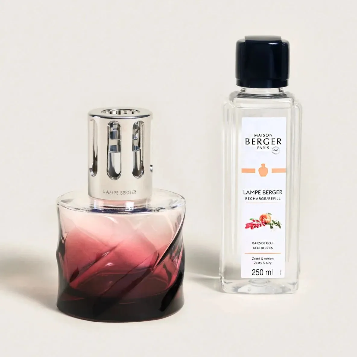 Cofre Lampara Catalítica Berger   Perfume Spirale Rouge