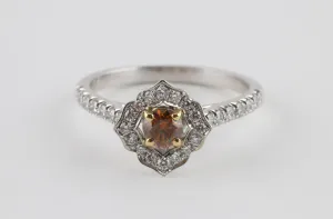 Cognac Star Ring