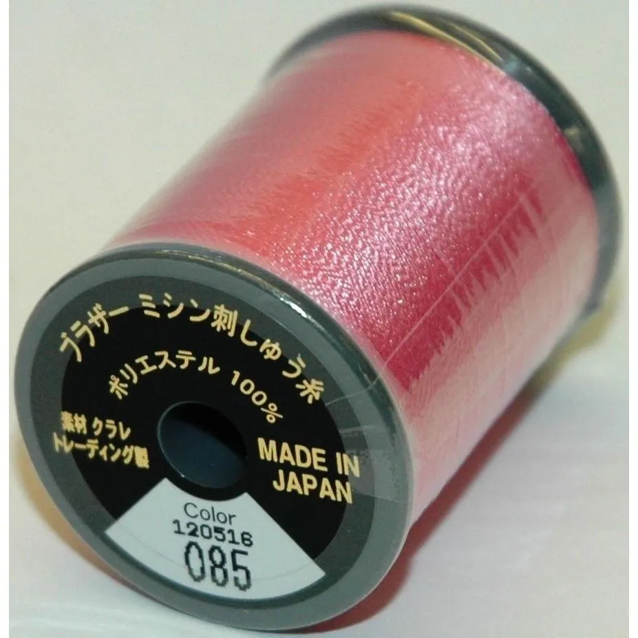 Col. 085 Brother Embroidery Threads - Pink