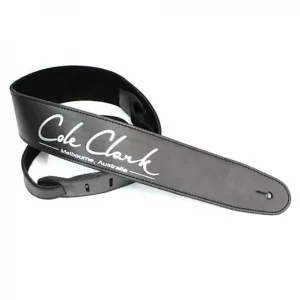 Cole Clark STRAP-L-BLK 2.5" Leather Strap - Black | Guitar Straps | STRAP-L-BLK