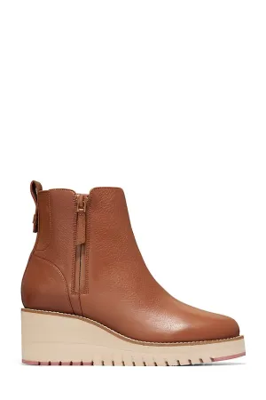 Cole Haan ZERØGRAND City Wedge Chelsea Boots, Brown