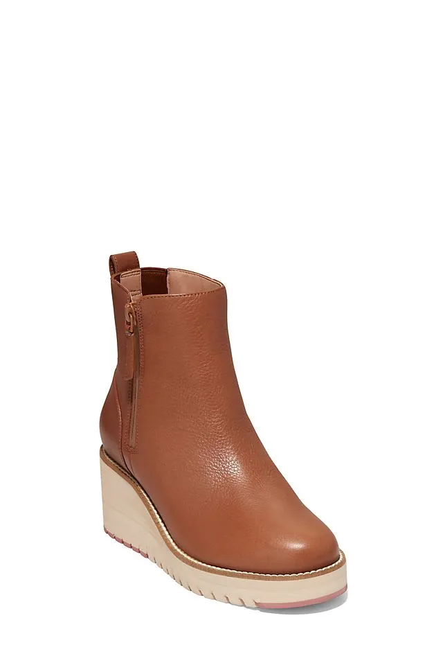 Cole Haan ZERØGRAND City Wedge Chelsea Boots, Brown