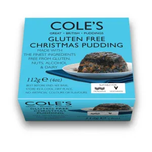 Cole's 112g Gluten Free Christmas Pudding