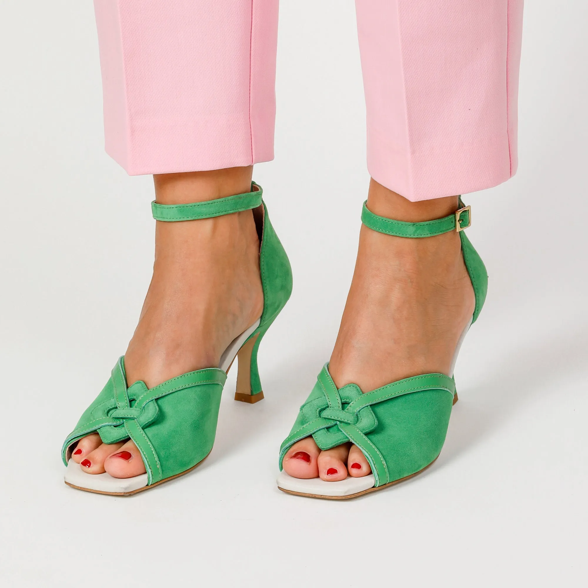 COLETTE high heel sandal - Parakeet