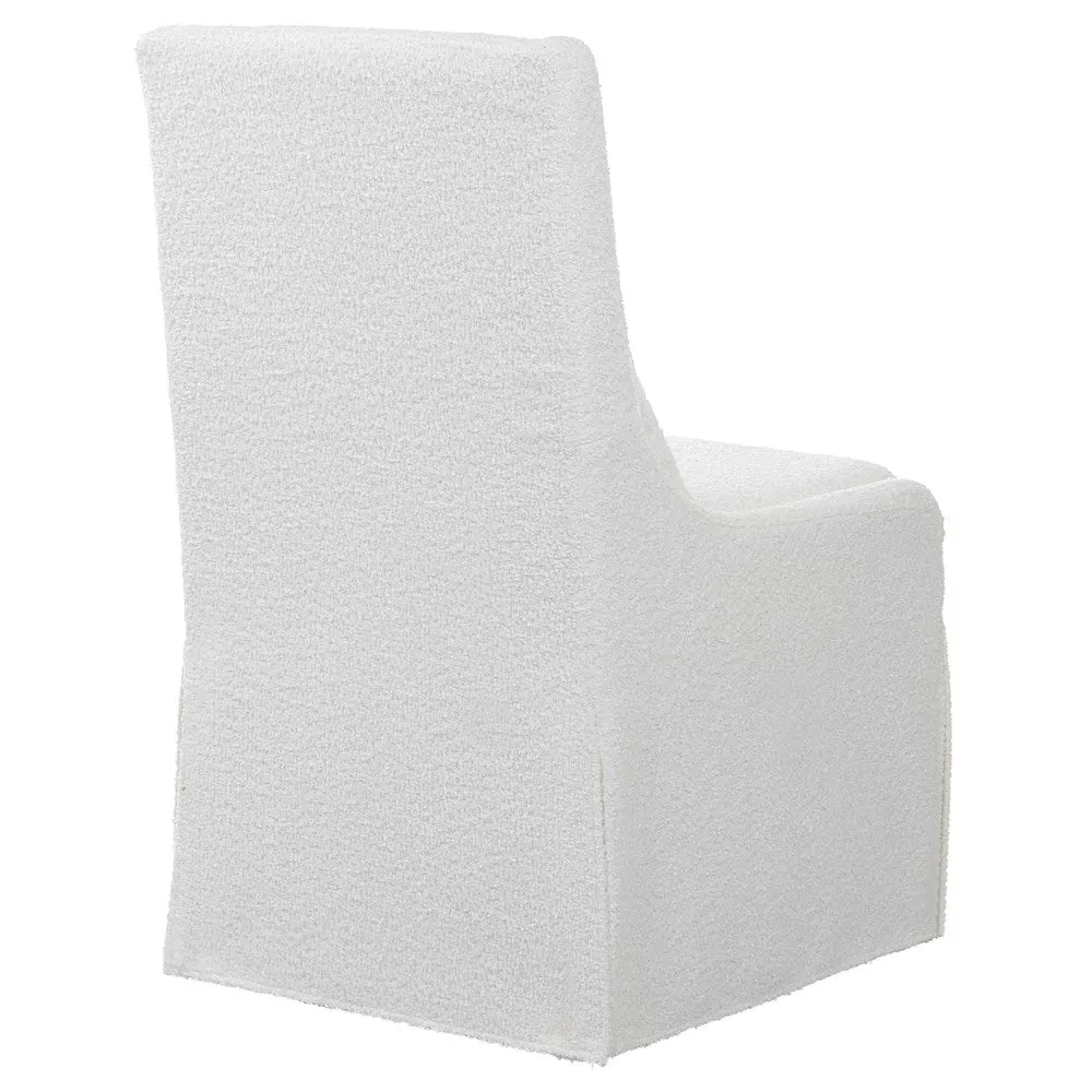 COLEY ARMLESS CHAIR, WHITE