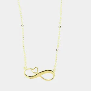 Collana in Argento infinito con cuore  | Rohome