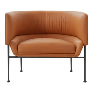 Collar Lounge Chair - Parma - Col. Cognac - Large (QS)