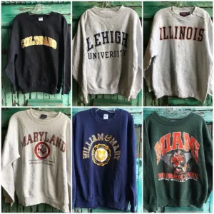 College Sweatshirts - 15 pieces