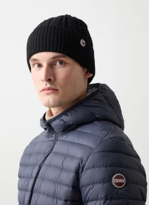 COLMAR Wool Angora Hat Navy