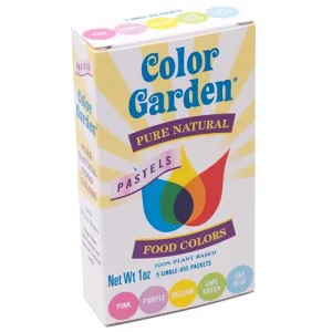 Color Garden Natural Food Color Multi Pack (Pastels)