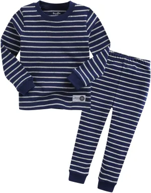 Color Pen Navy Long Sleeve Pajama