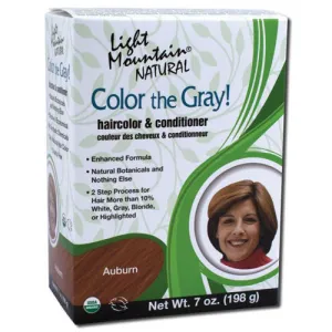 Color The Gray Auburn 7 Oz By Light Mountain