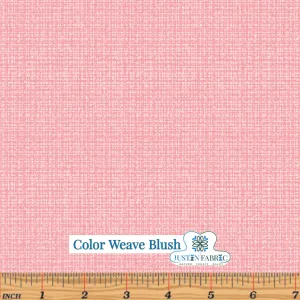 Color Weave Blush Pink Cotton Yardage by Contempo Studio | Benartex