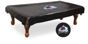 Colorado Avalanche HBS Black Vinyl Billiard Pool Table Cover