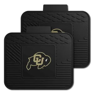 Colorado Buffaloes Back Seat Car Utility Mats - 2 Piece Set