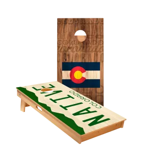 Colorado Native Star Cornhole Boards