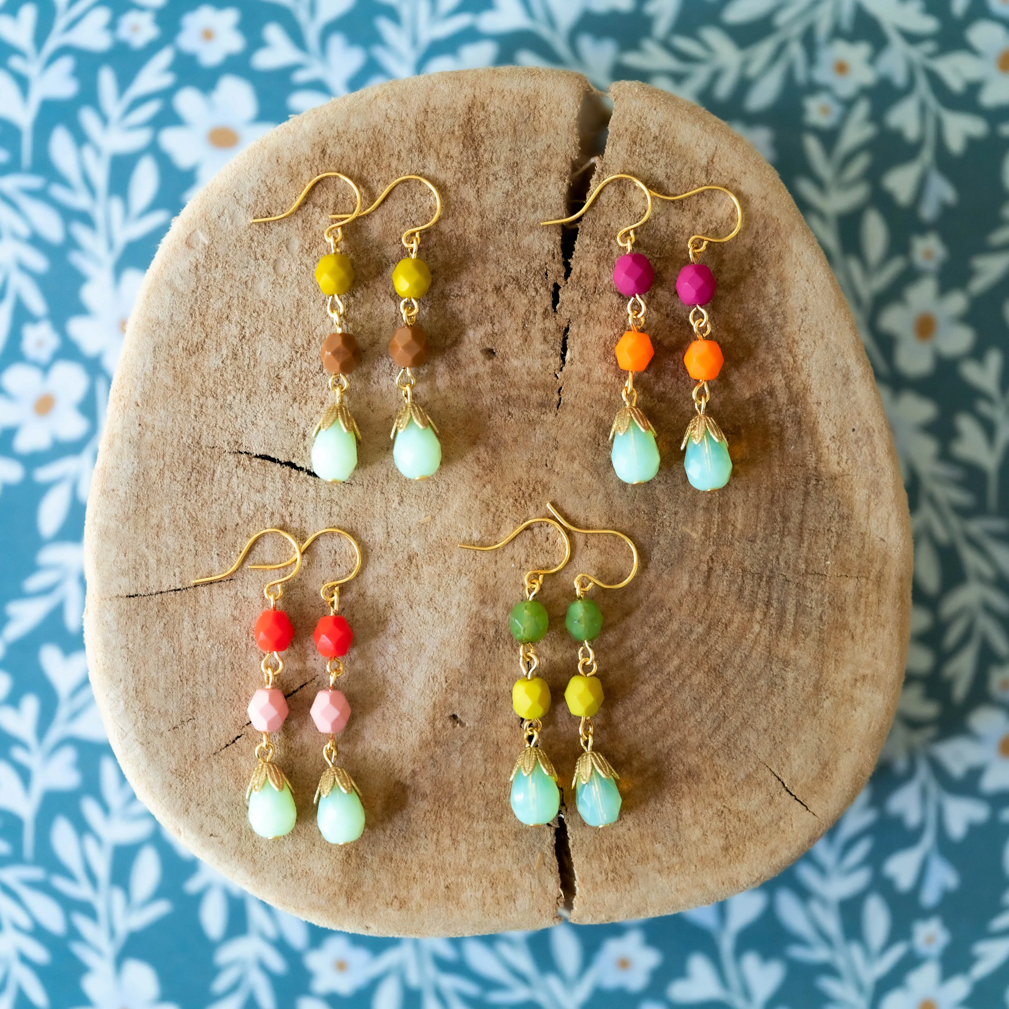 Colorful Bead Earrings