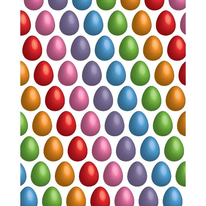 Colorful Eggs Printed Backdrop