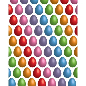 Colorful Eggs Printed Backdrop