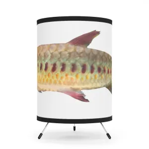 Colorful Fish Tripod Lamp with High-Res Printed Shade, US\CA plug