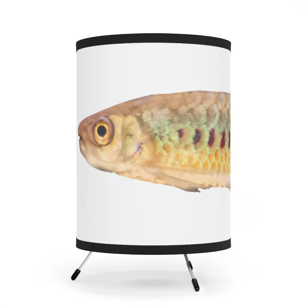 Colorful Fish Tripod Lamp with High-Res Printed Shade, US\CA plug