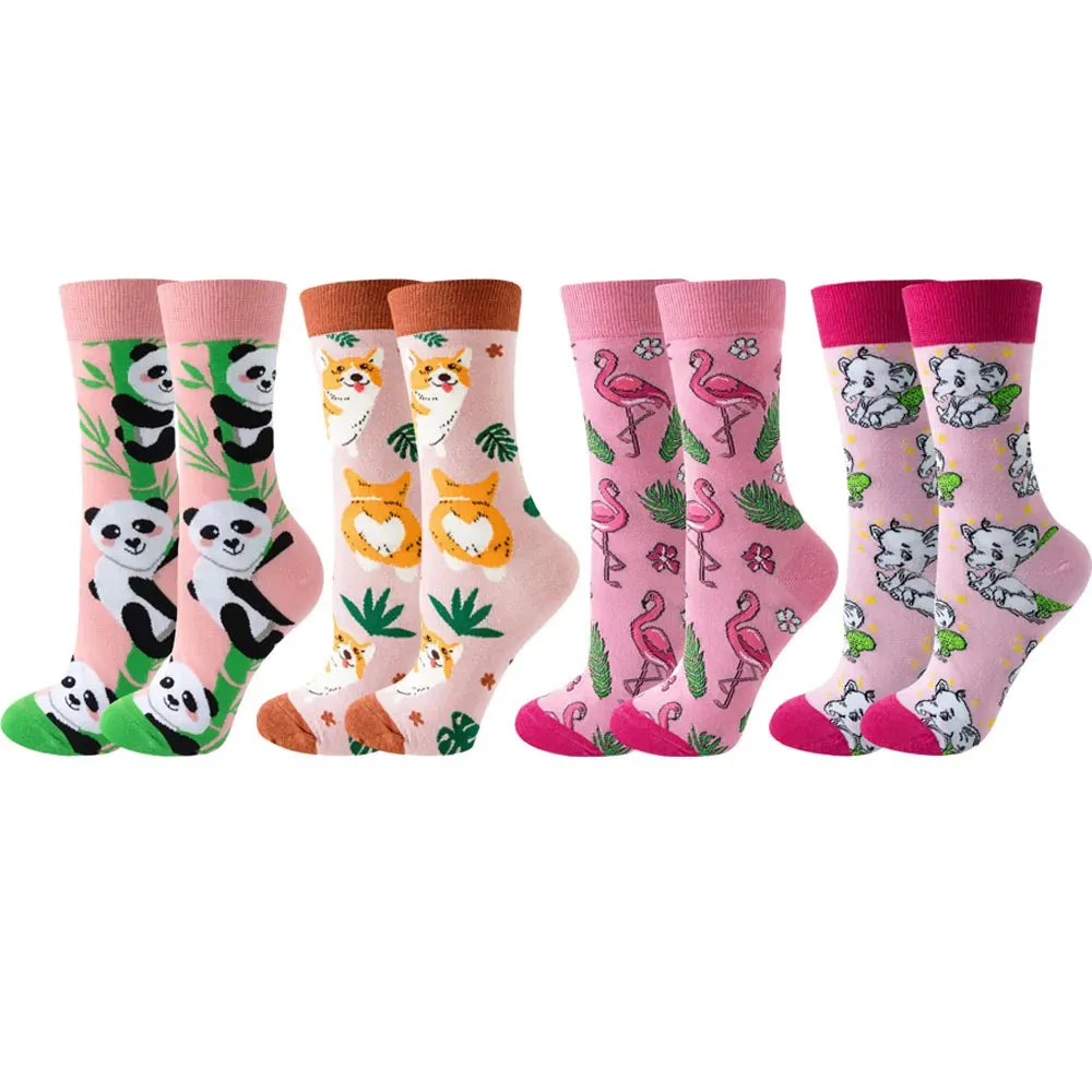 Colorful Summer Socks 4 Pack